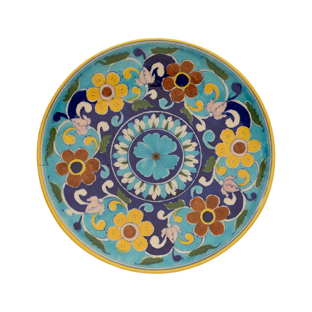 Blue Pottery - Plate 10 Inches