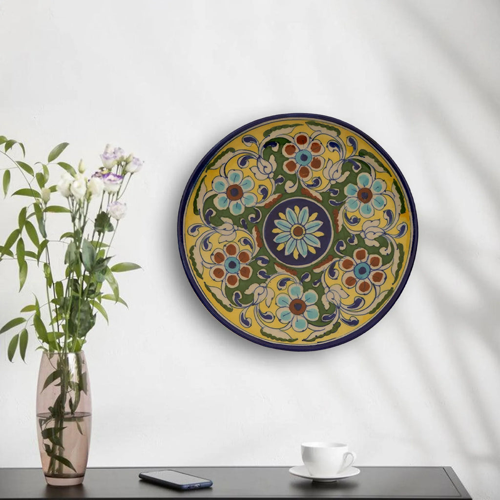 Blue Pottery - Plate 8 Inches