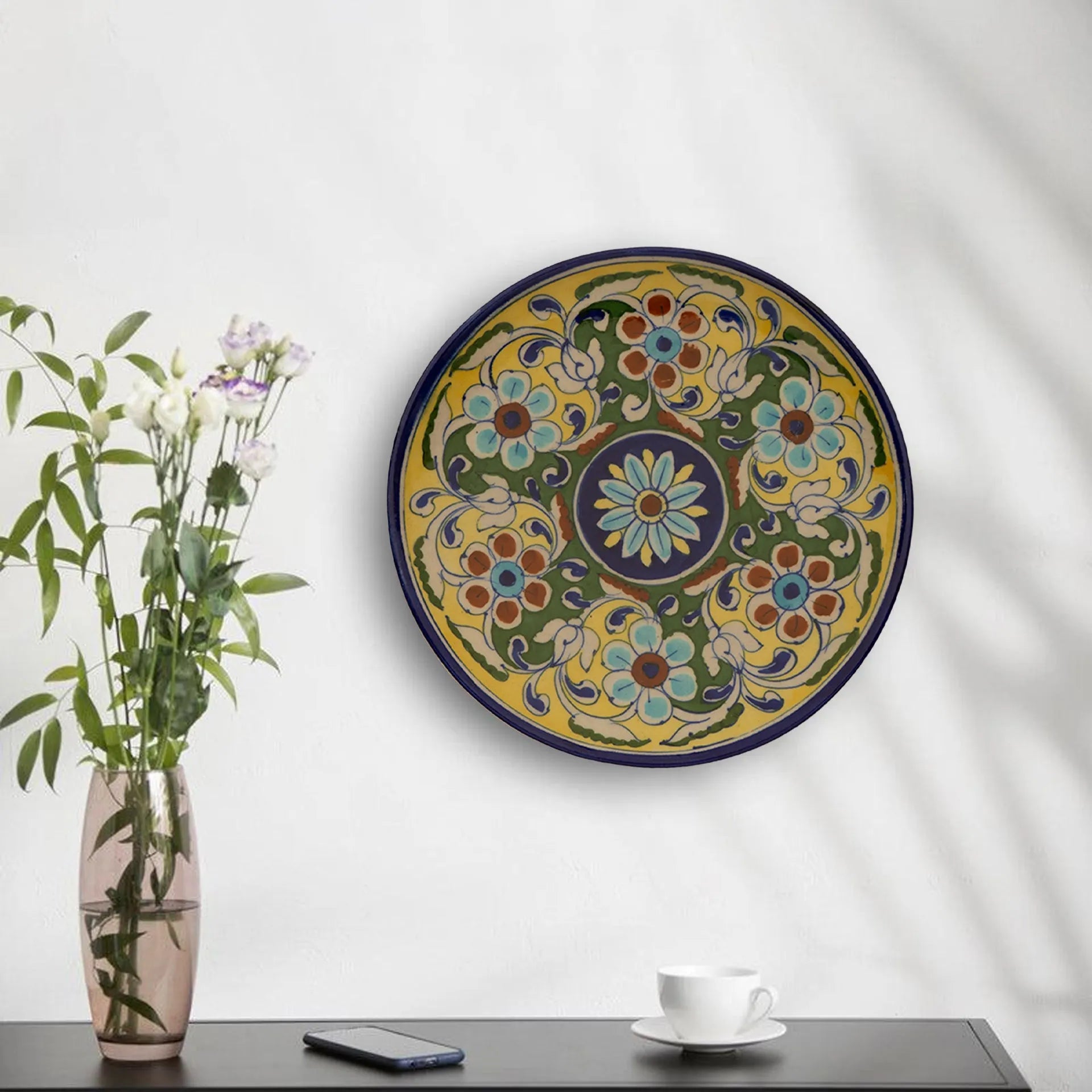 Blue Pottery - Plate 8 Inches