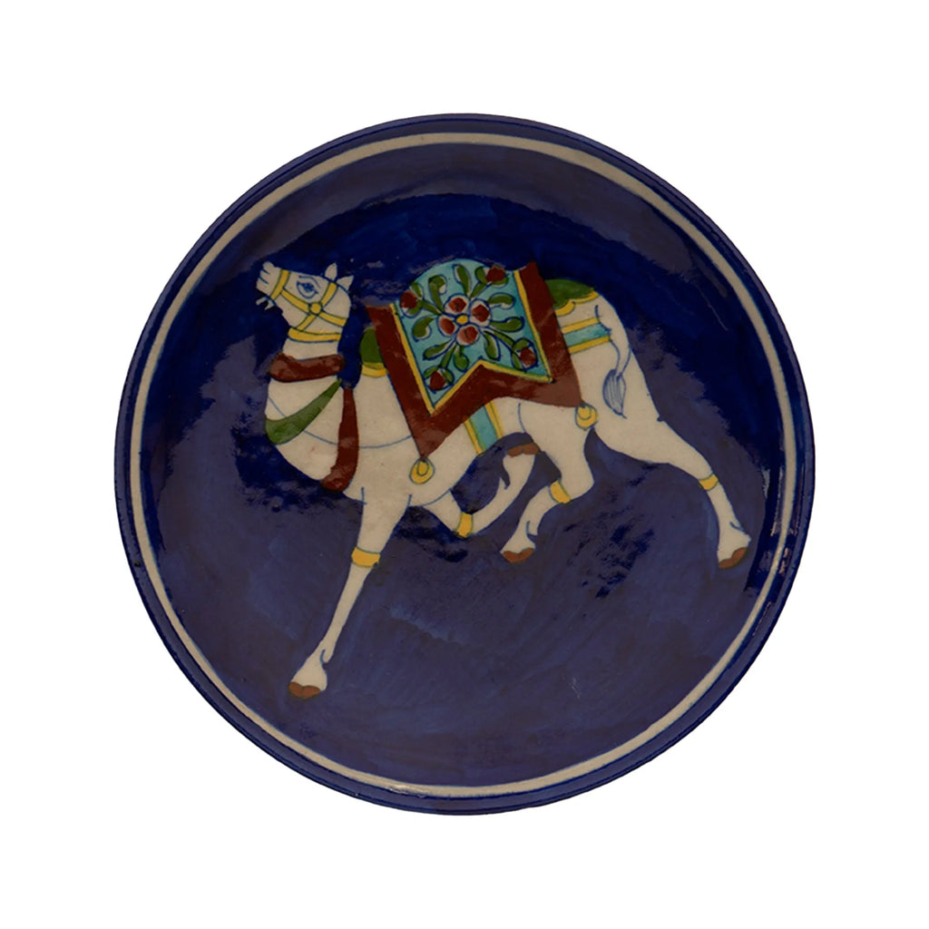 Blue Pottery - Plate 8 Inches
