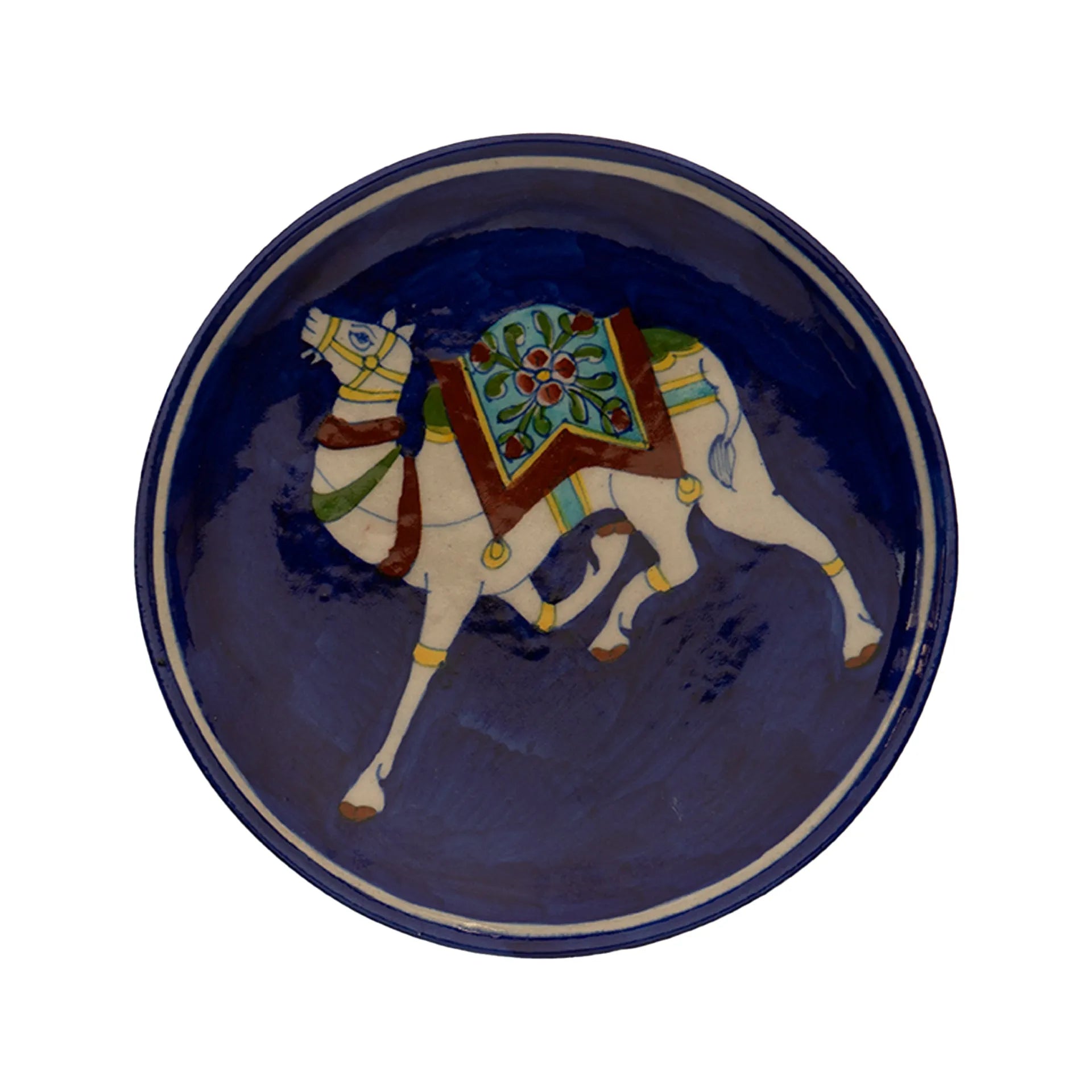 Blue Pottery - Plate 8 Inches