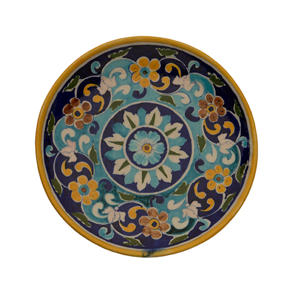 Blue Pottery - Plate 8 Inches