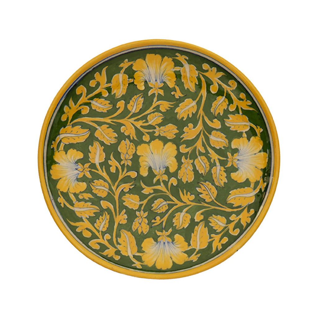 Blue Pottery - Plate 8 Inches