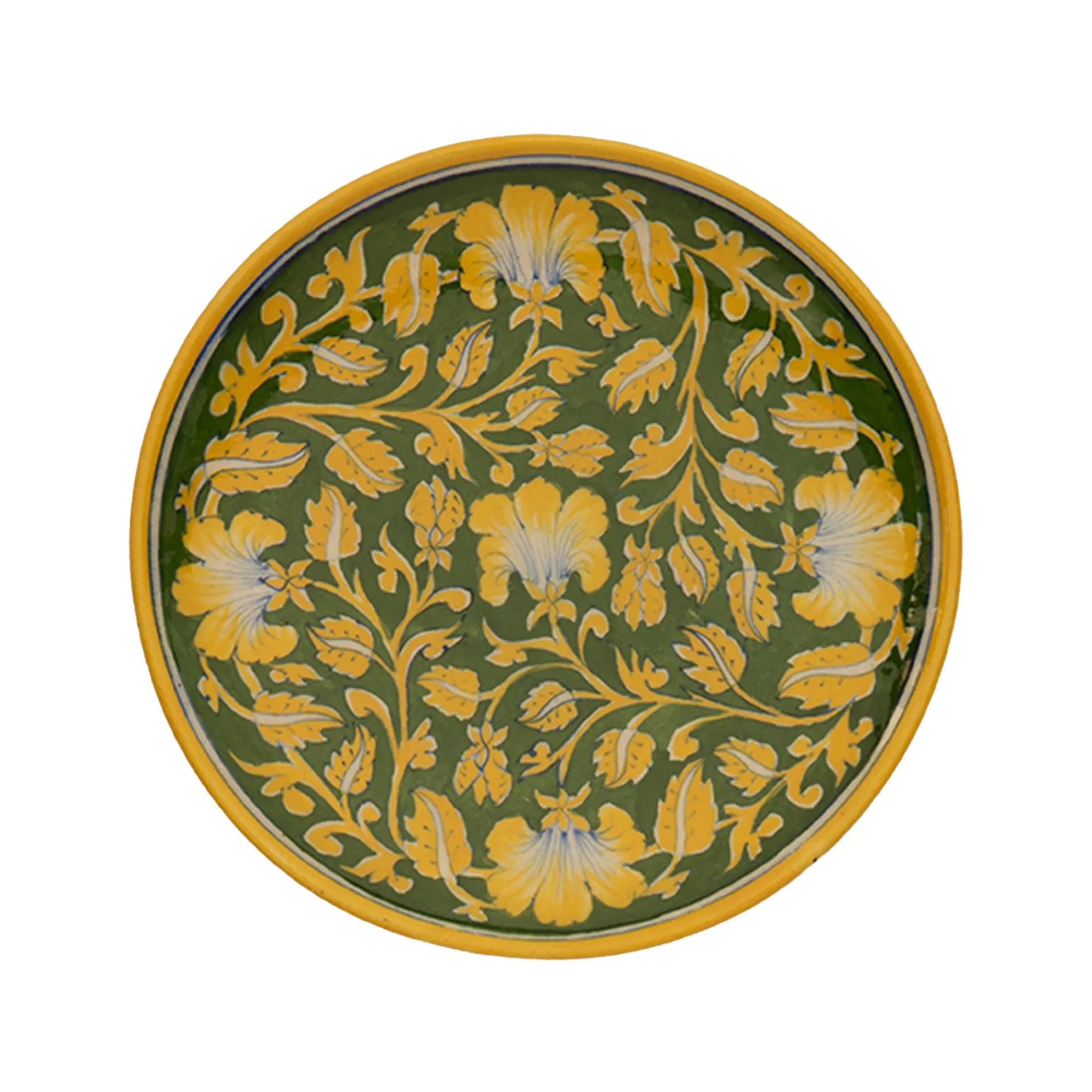 Blue Pottery - Plate 8 Inches