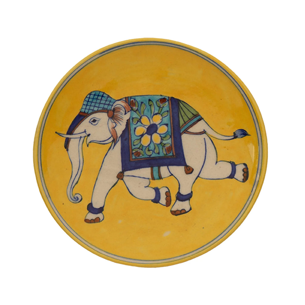 Blue Pottery - PLATE 8 INCHES
