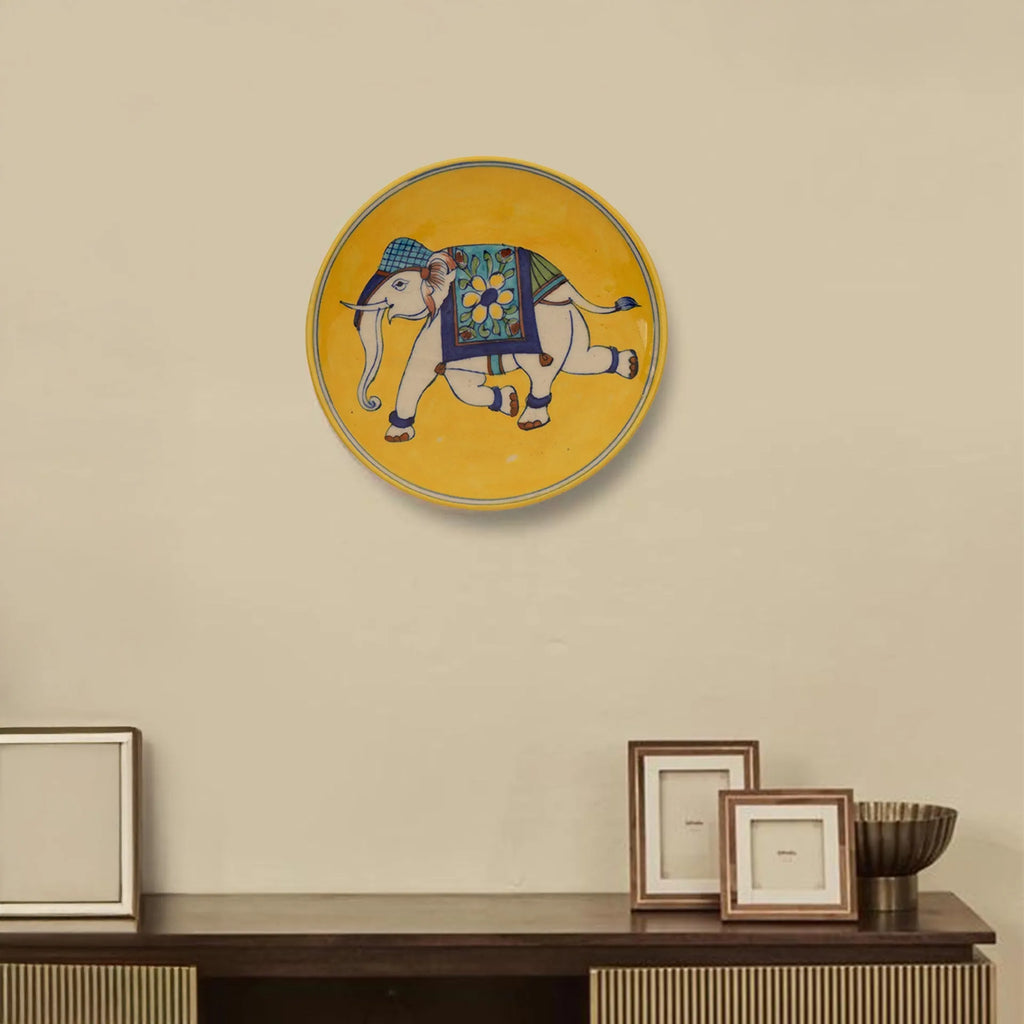 Blue Pottery - PLATE 8 INCHES