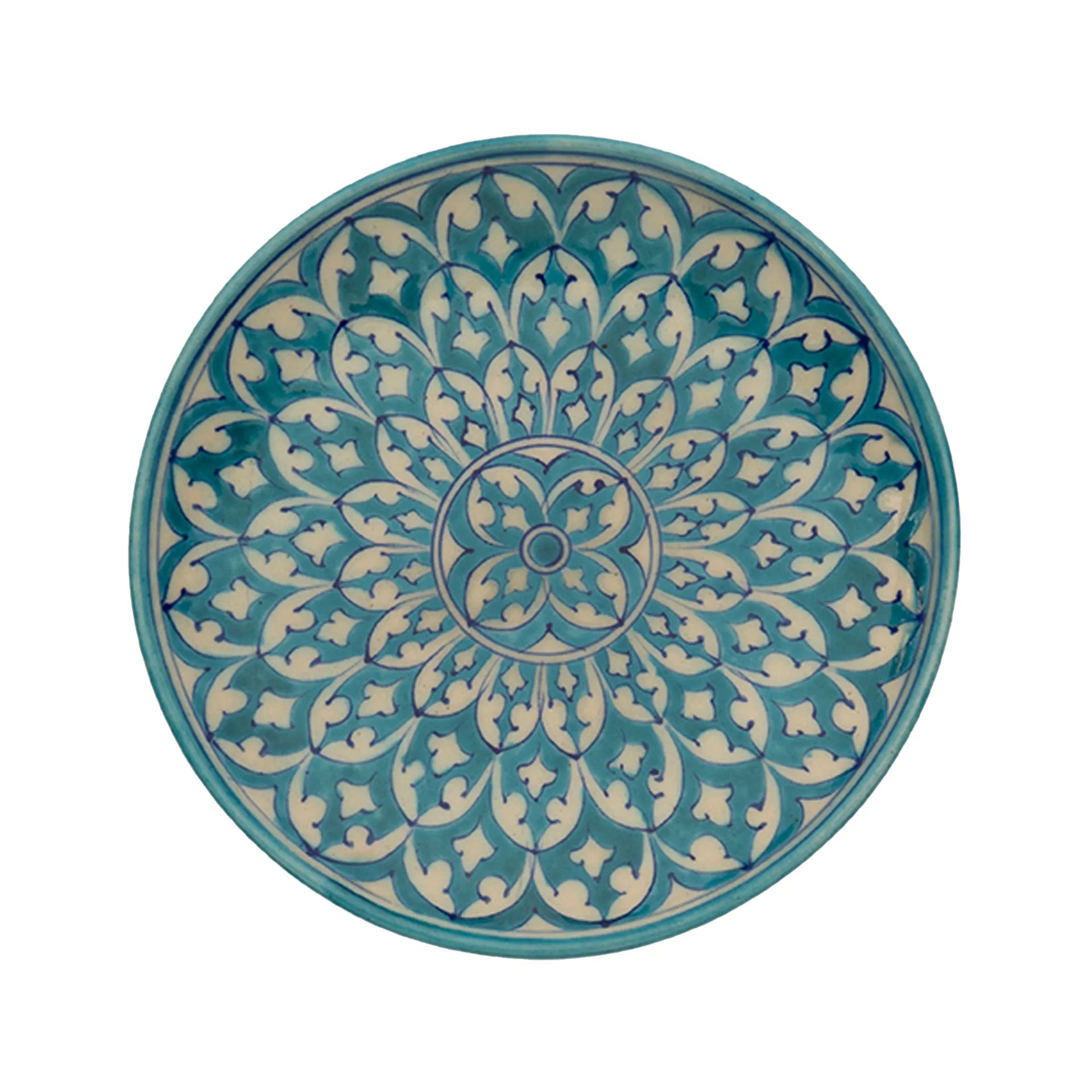 Blue Pottery - Plate 8 Inches