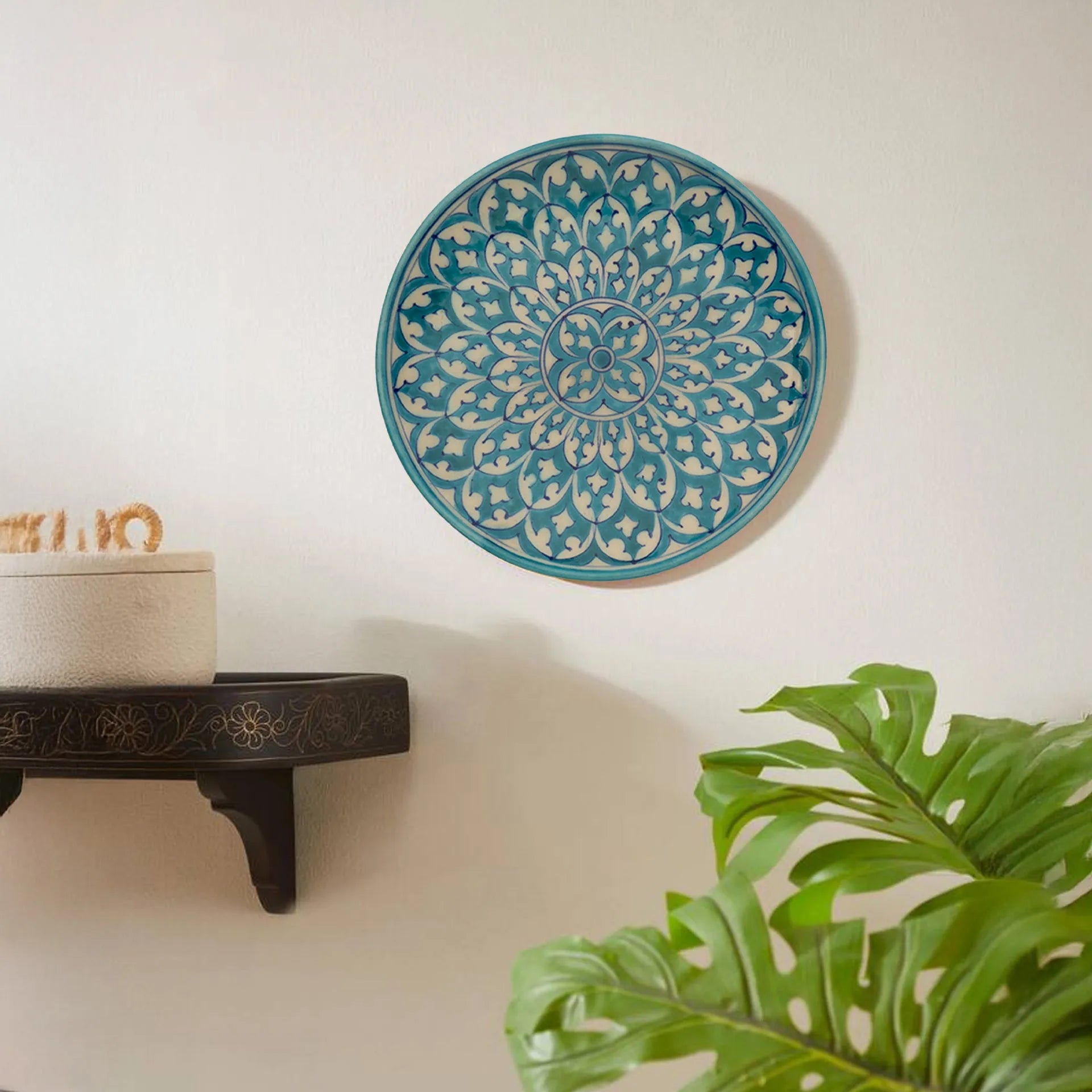 Blue Pottery - Plate 8 Inches