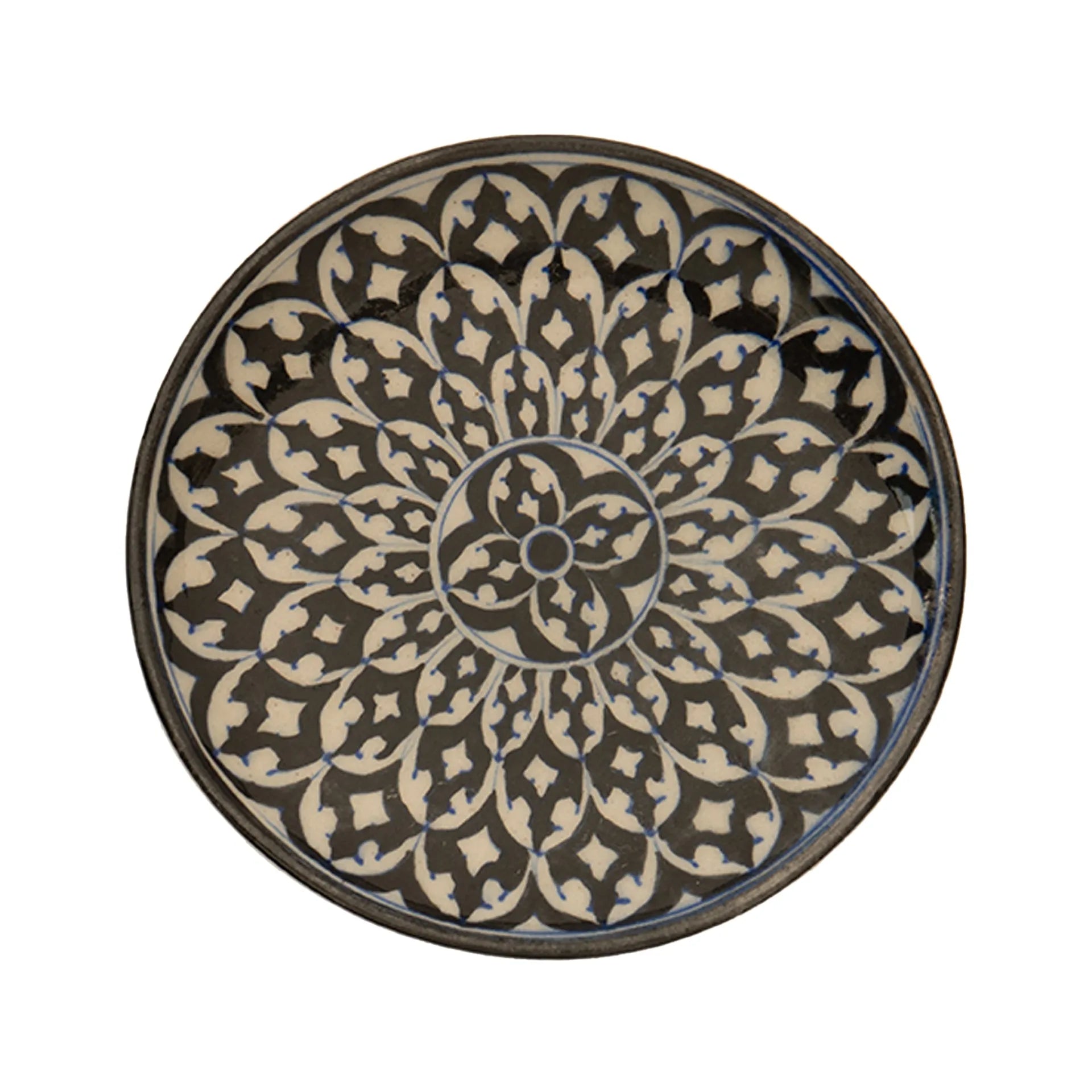Blue Pottery - Plate 8 Inches