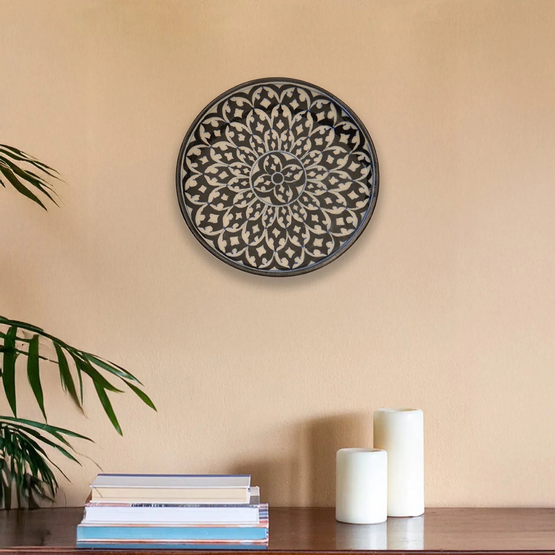 Blue Pottery - Plate 8 Inches