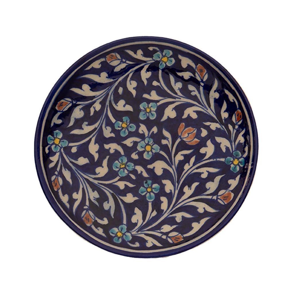 Blue Pottery - Plate 8 Inches