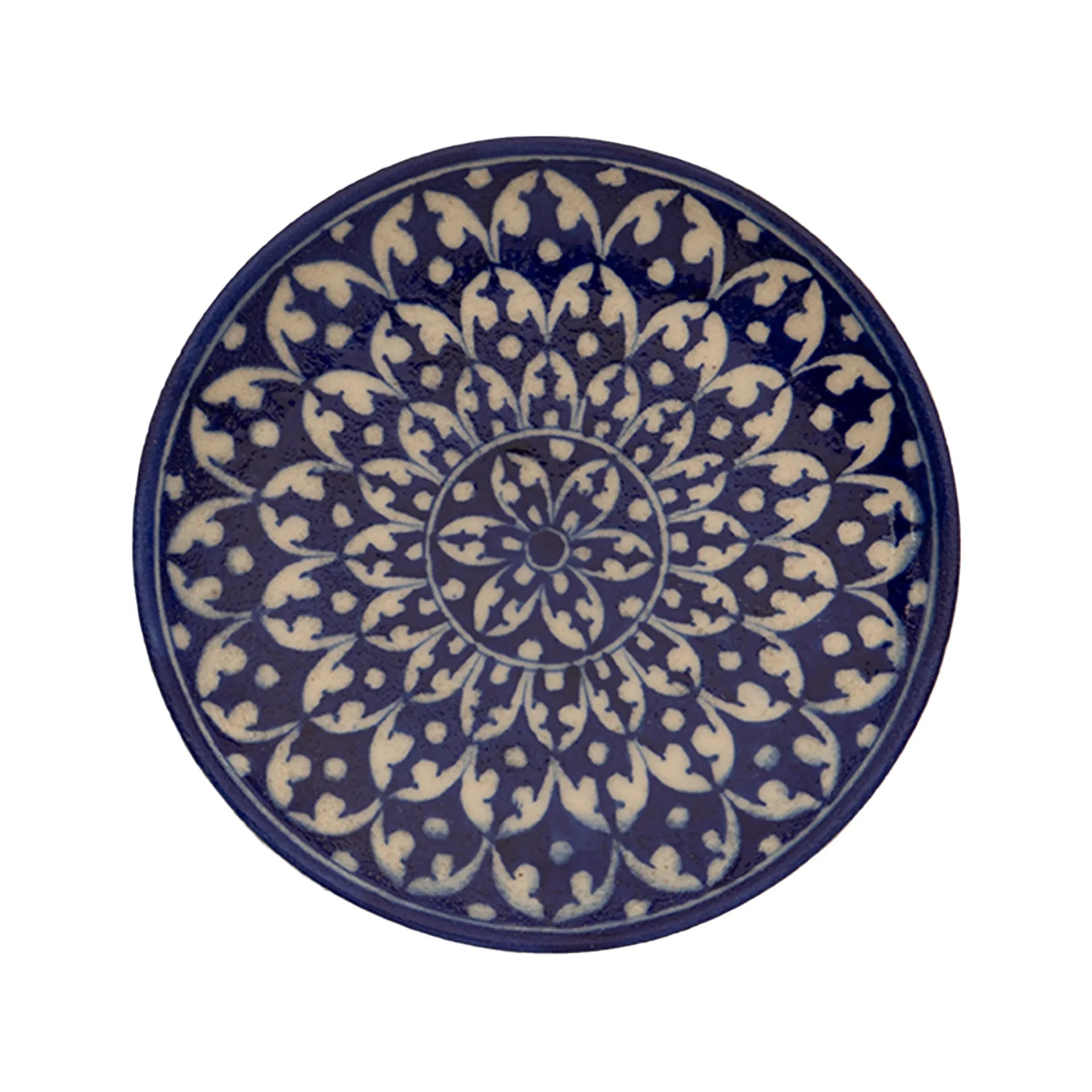 Blue Pottery - Plate 8 Inches