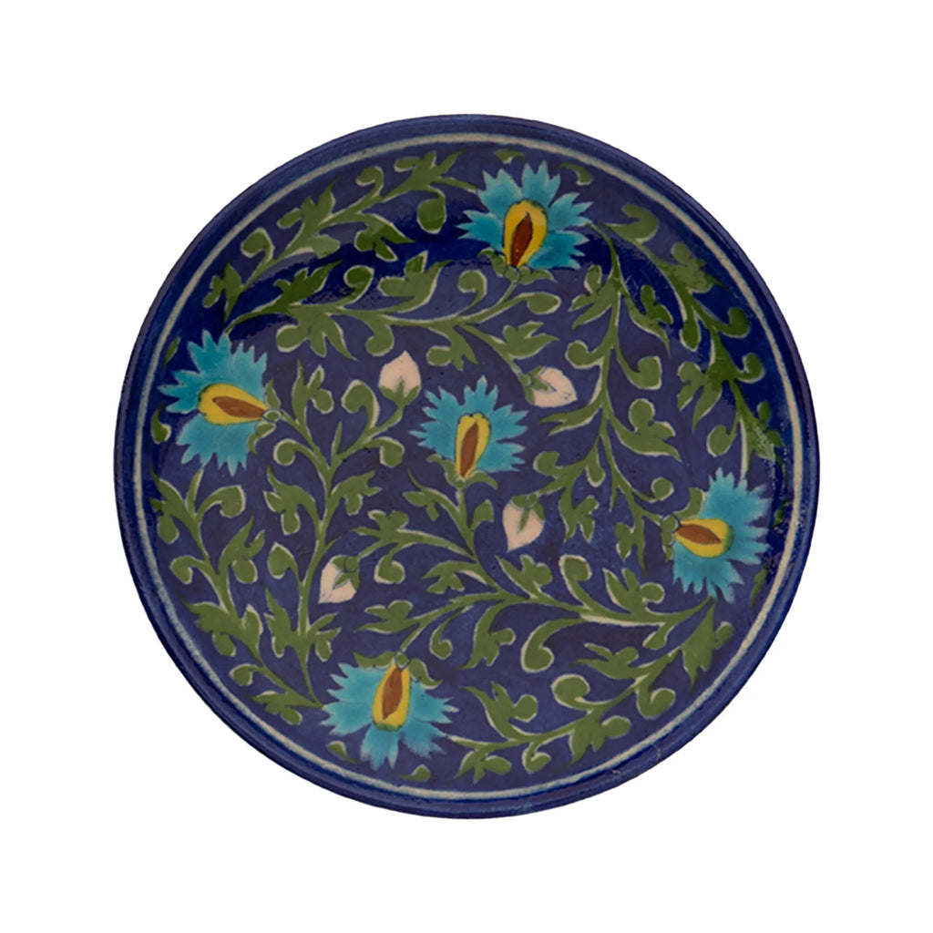 Blue Pottery - Plate 8 Inches
