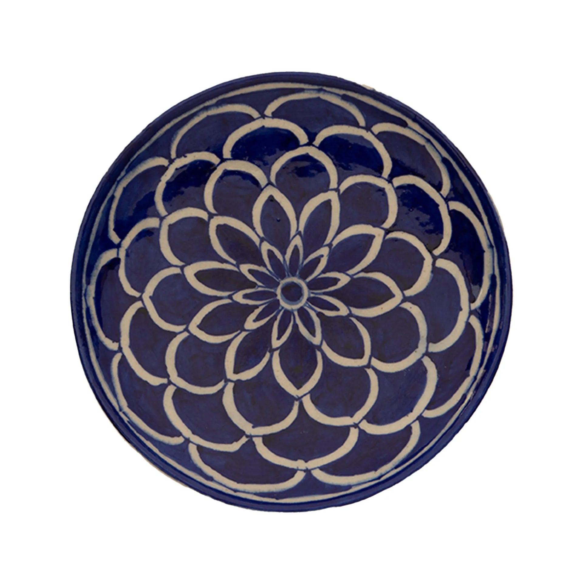 Blue Pottery - Plate 8 Inches