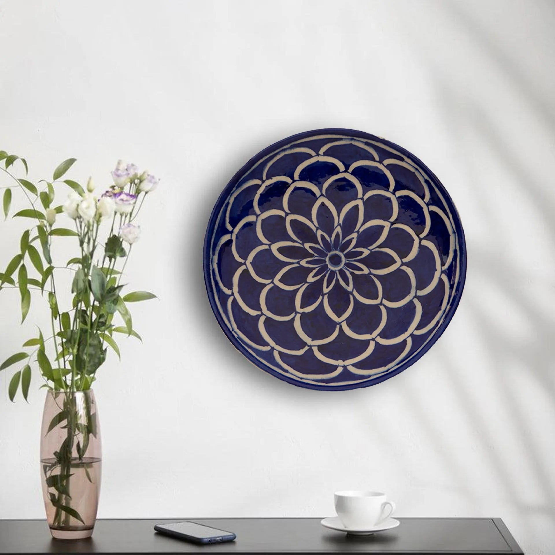 Blue Pottery - Plate 8 Inches