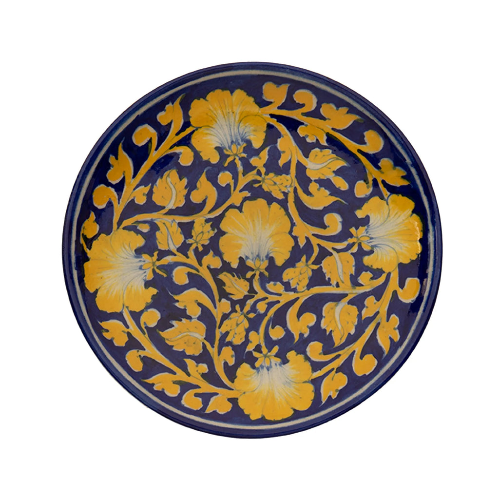Blue Pottery - Plate 8 Inches