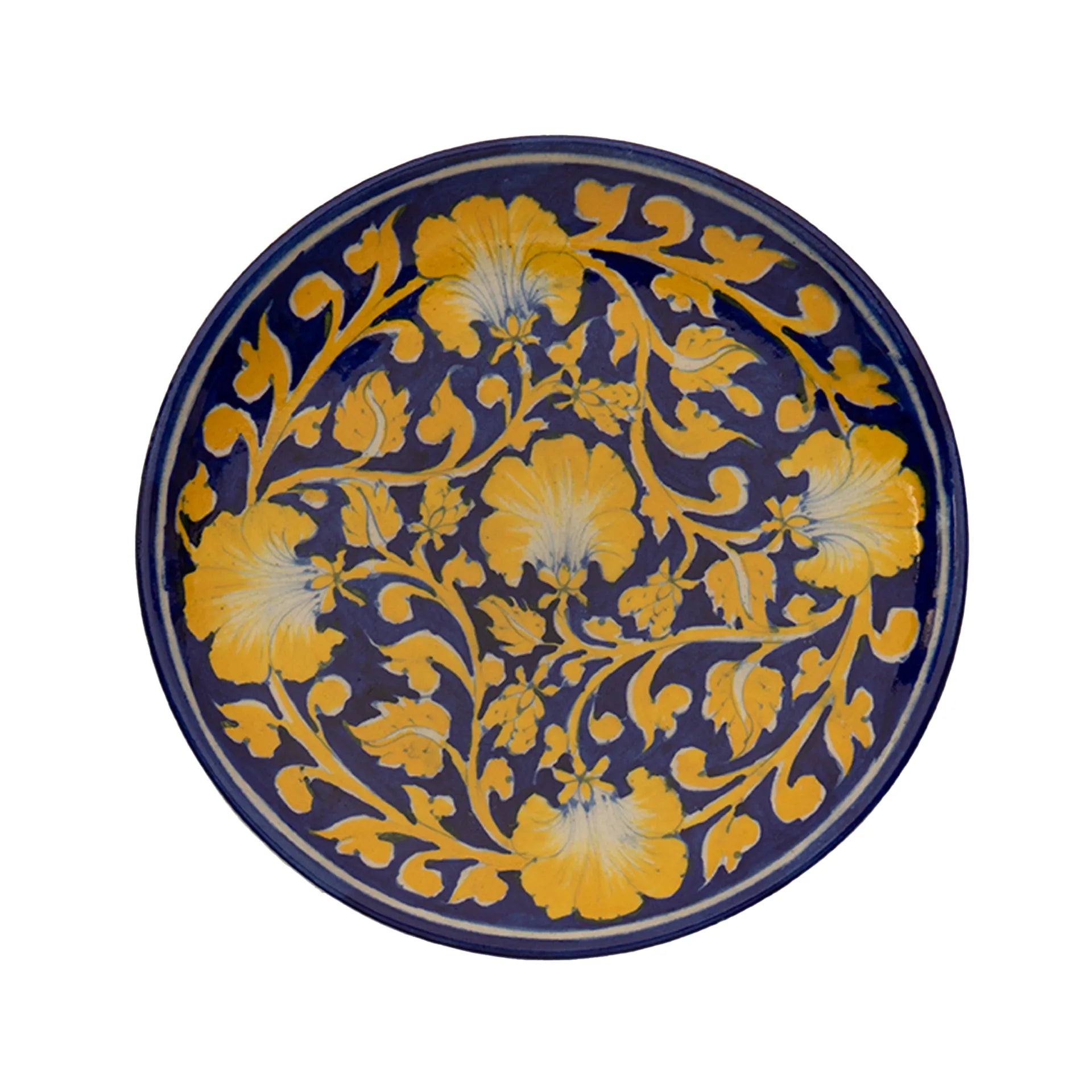Blue Pottery - Plate 8 Inches