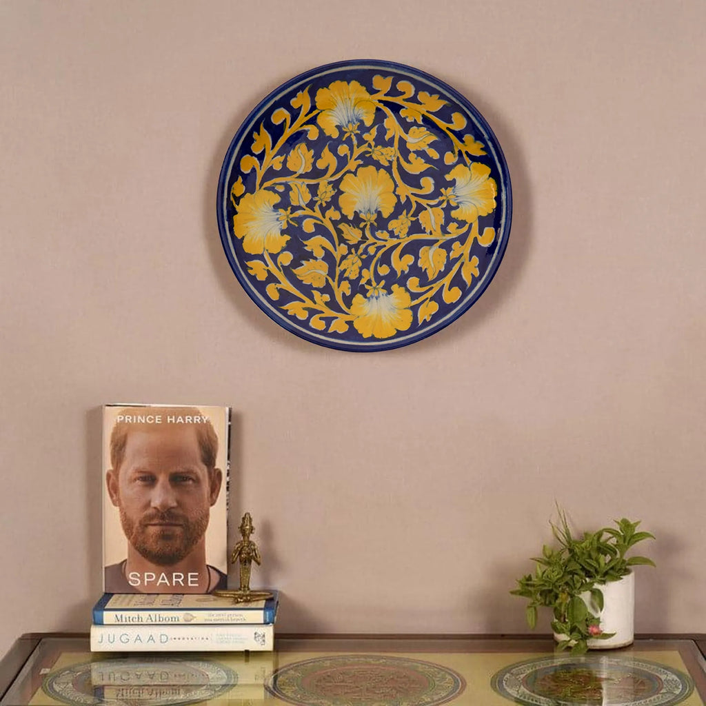 Blue Pottery - Plate 8 Inches