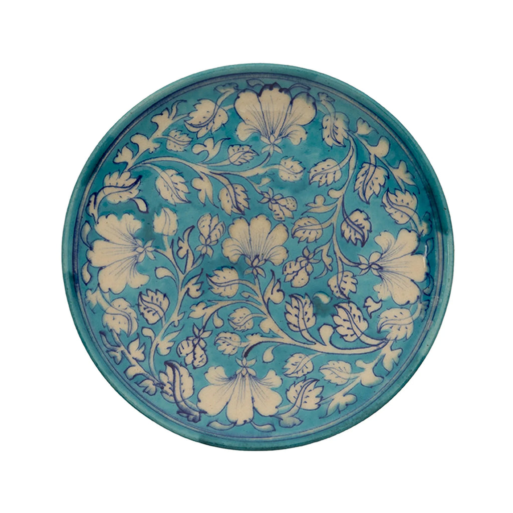 Blue Pottery - PLATE 8 INCHES