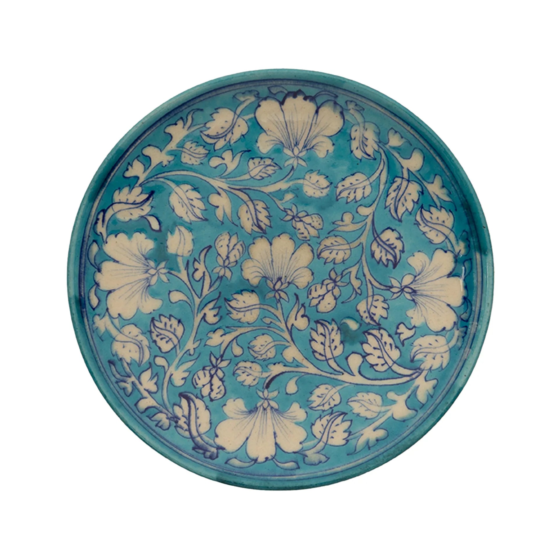 Blue Pottery - PLATE 8 INCHES