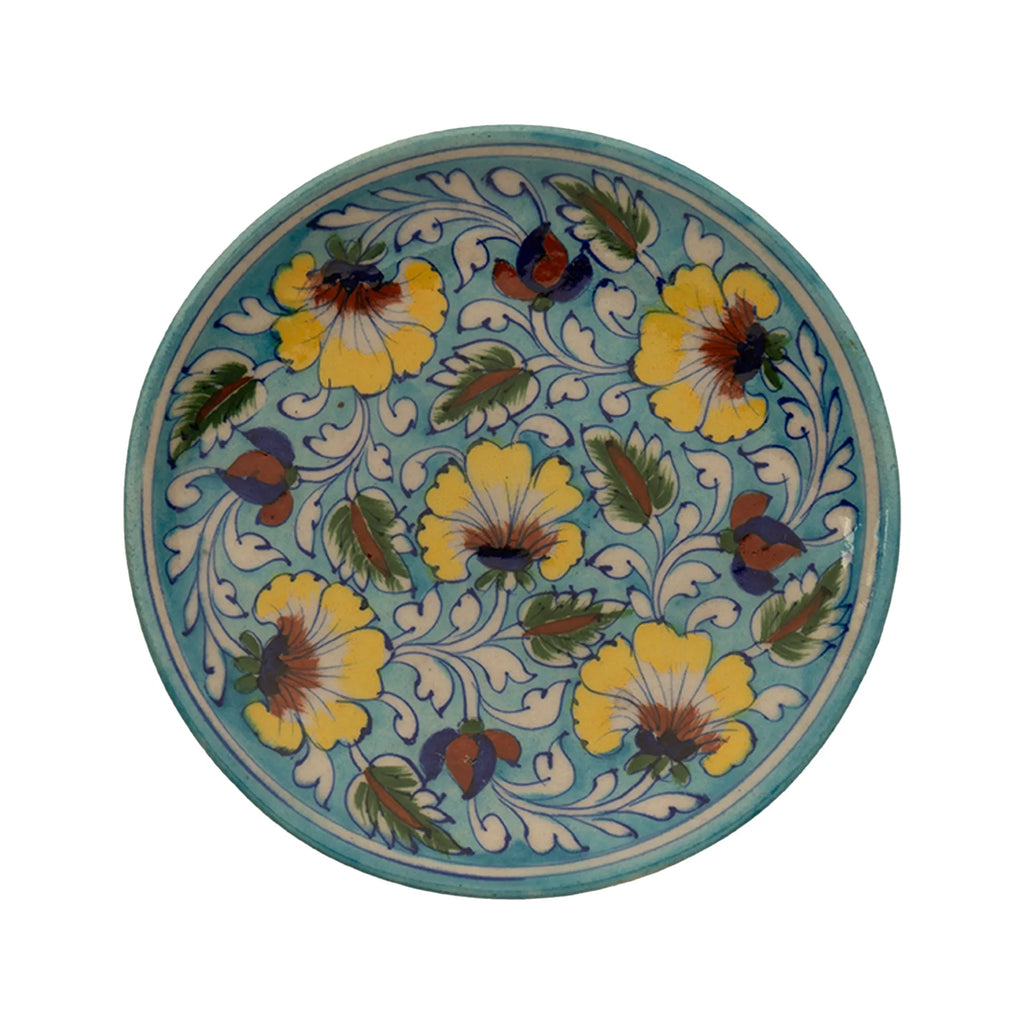 Blue Pottery - PLATE 8 INCHES