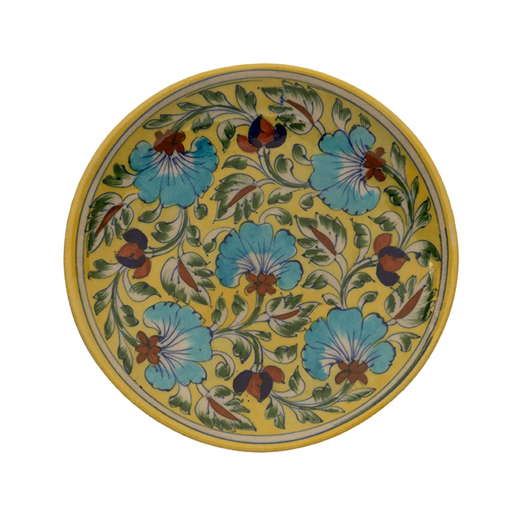 Blue Pottery - PLATE 8 INCHES