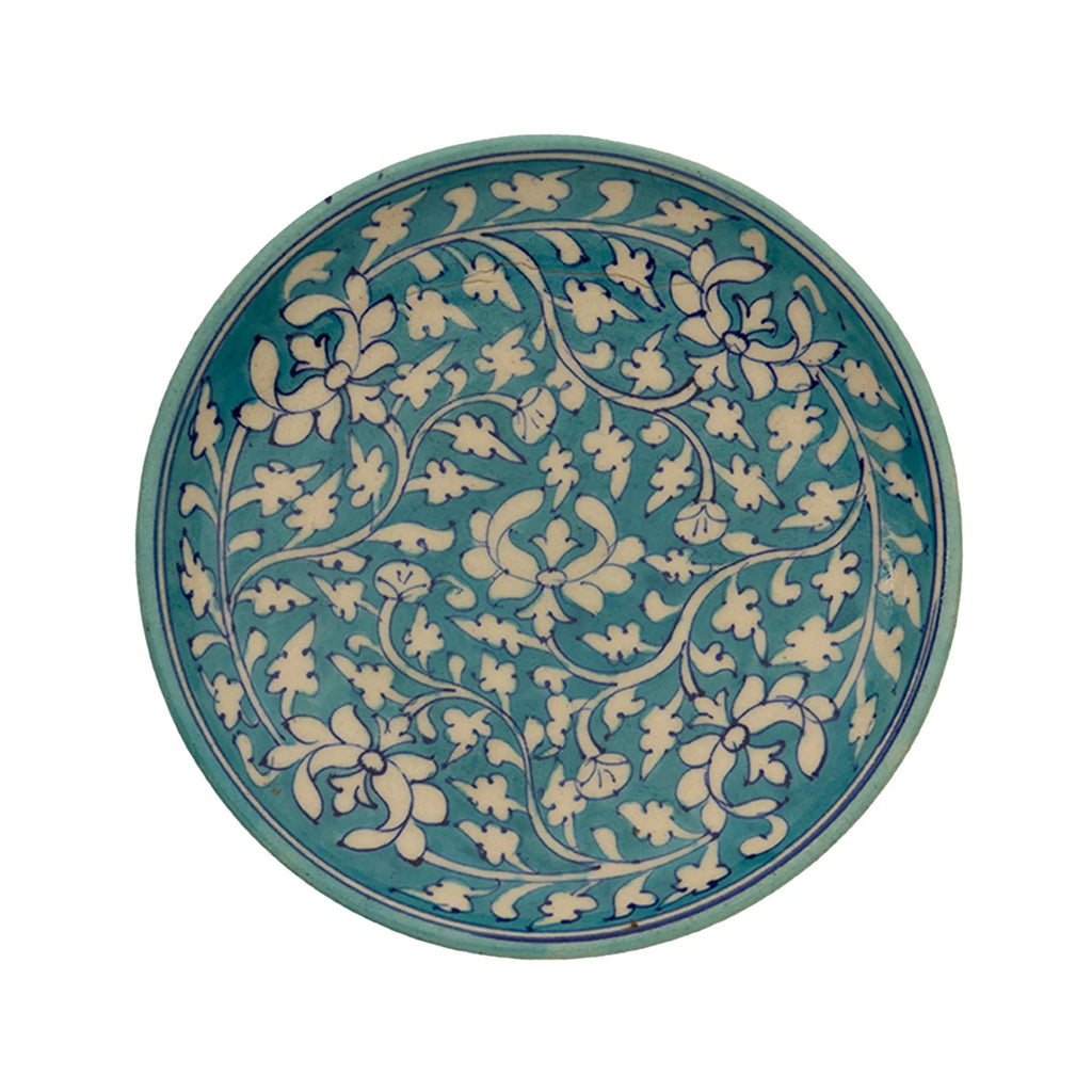 Blue Pottery - PLATE 8 INCHES