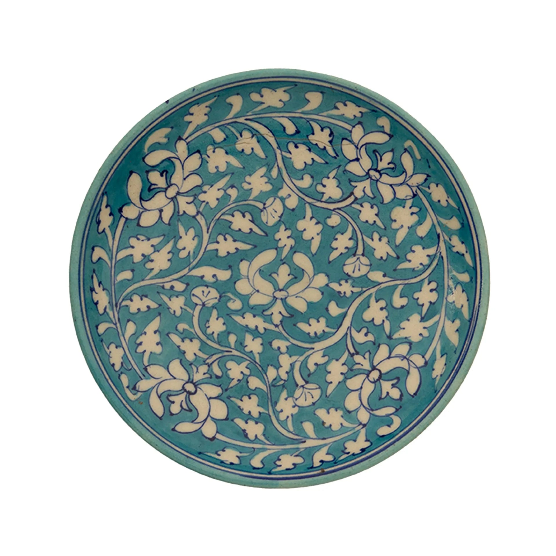 Blue Pottery - PLATE 8 INCHES