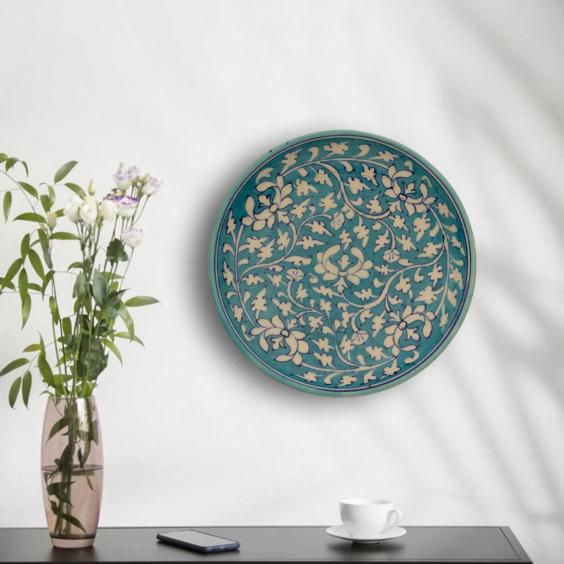 Blue Pottery - PLATE 8 INCHES