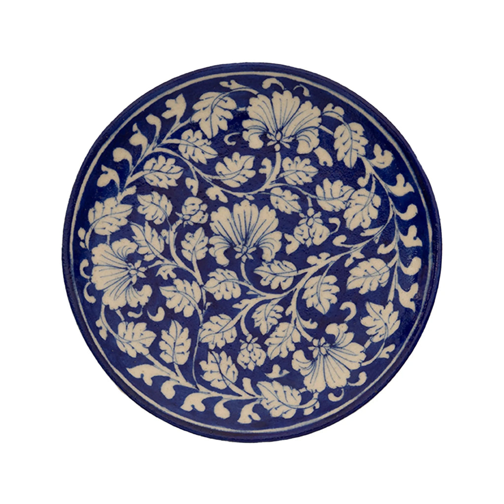 Blue Pottery - PLATE 8 INCHES