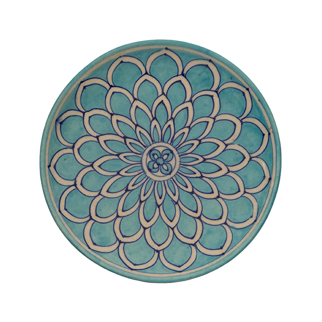 Blue Pottery - PLATE 8 INCHES