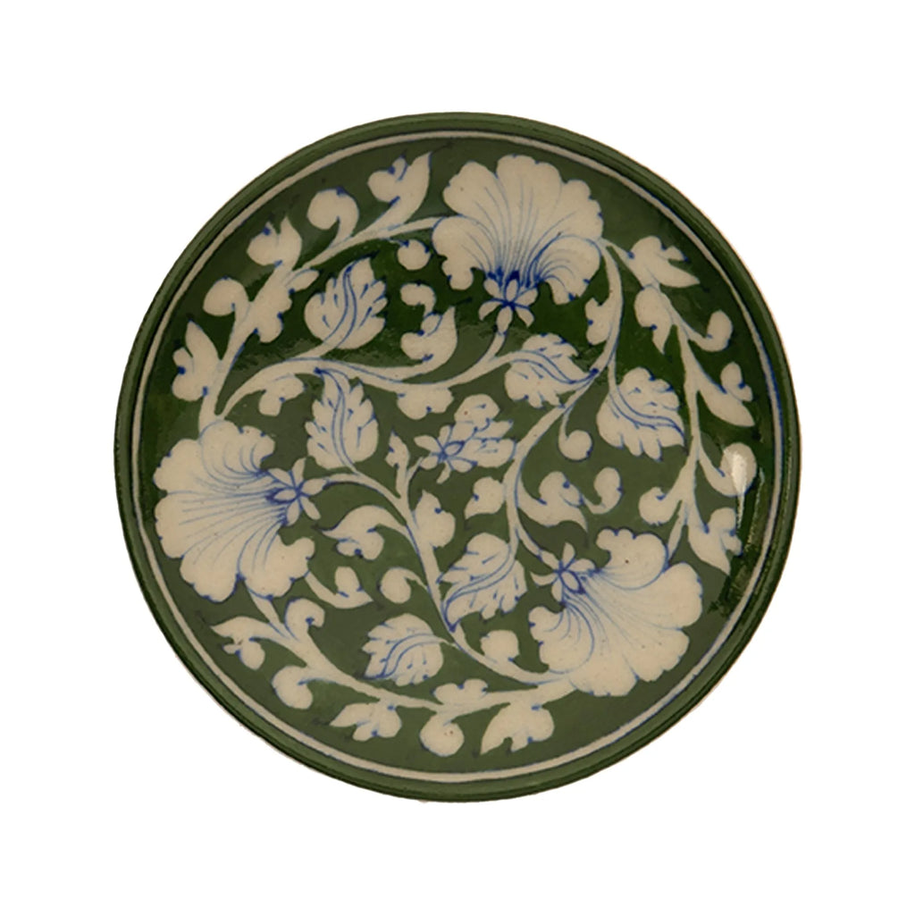 Blue Pottery - PLATE 6 INCHES