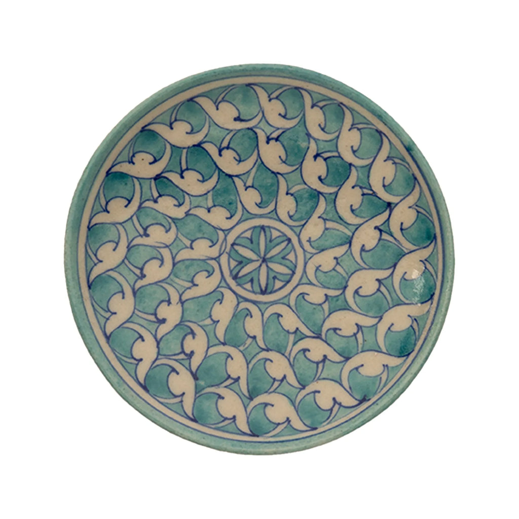 Blue Pottery - PLATE 6 INCHES