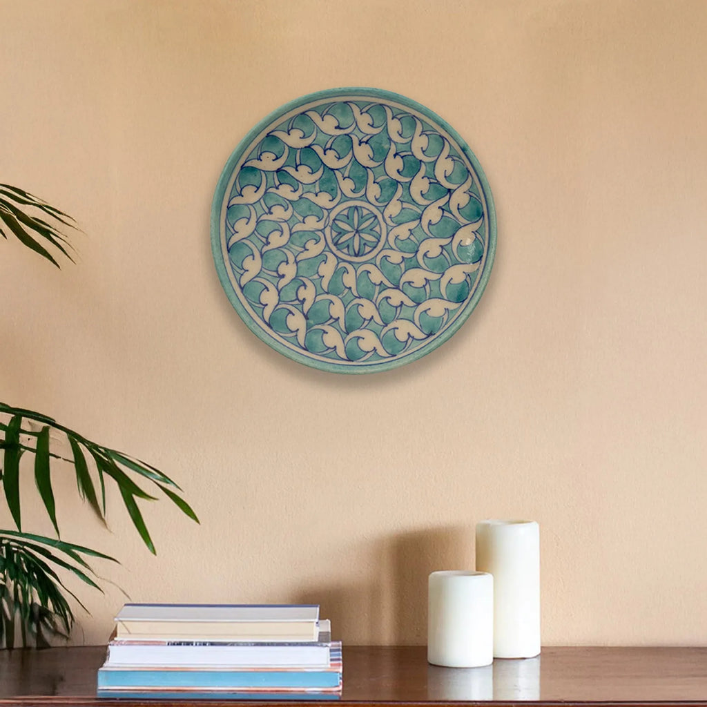Blue Pottery - PLATE 6 INCHES