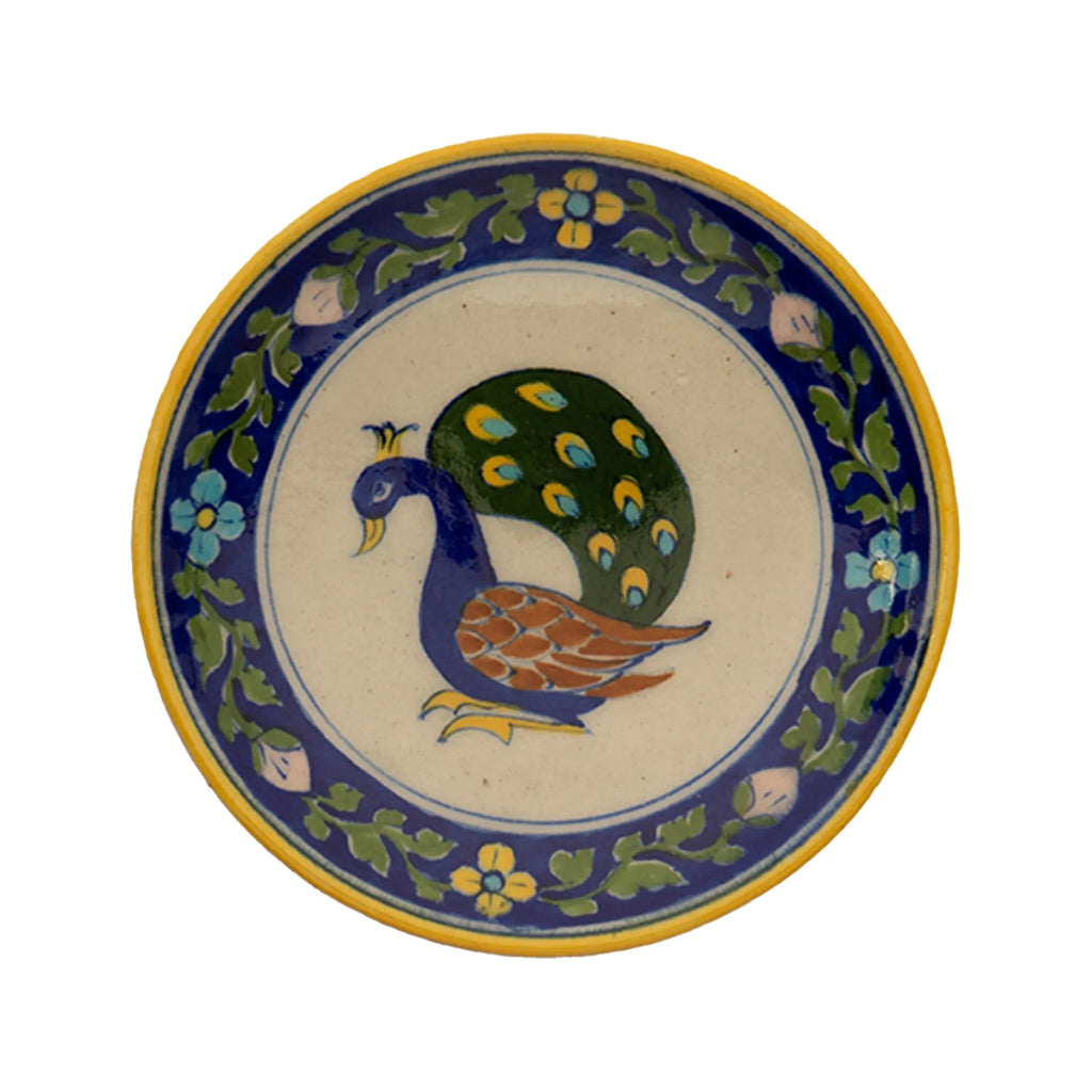 Blue Pottery - PLATE 6 INCHES