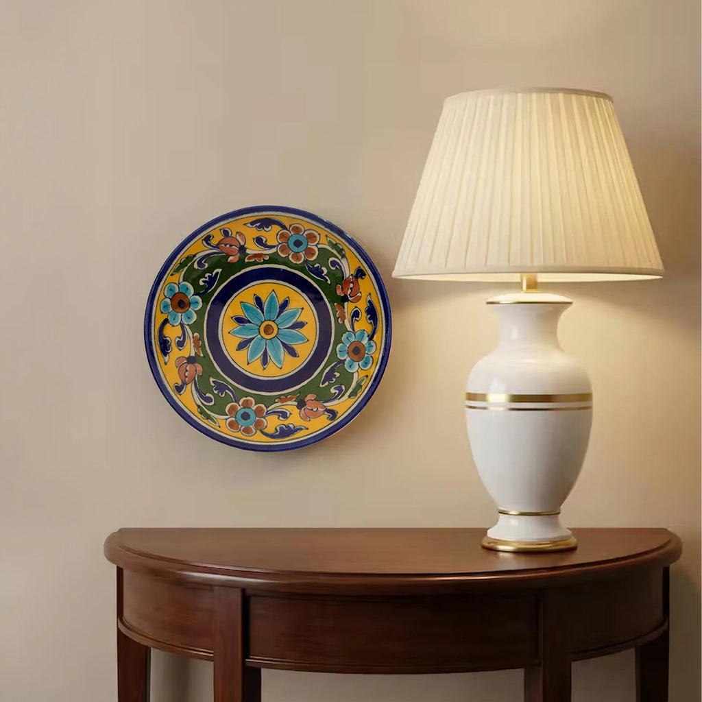 Blue Pottery - PLATE 6 INCHES