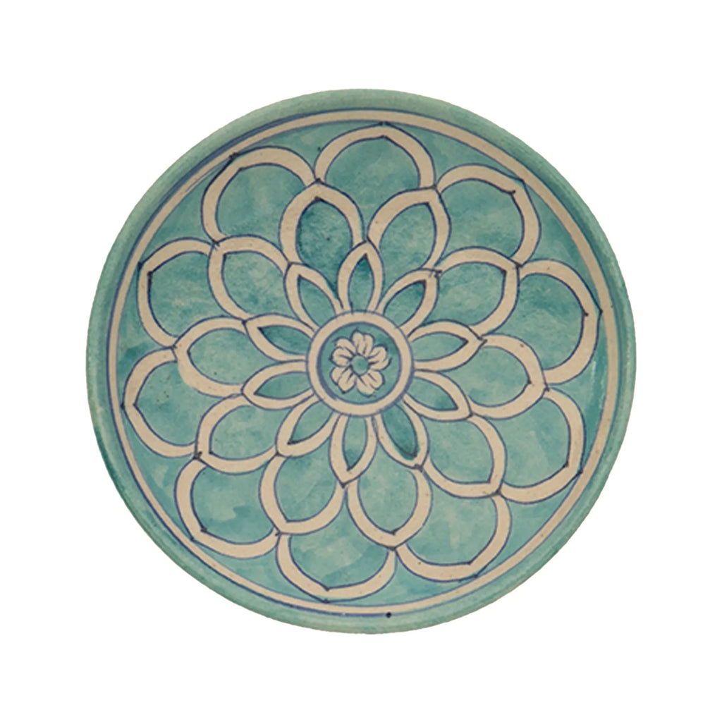 Blue Pottery - PLATE 6 INCHES