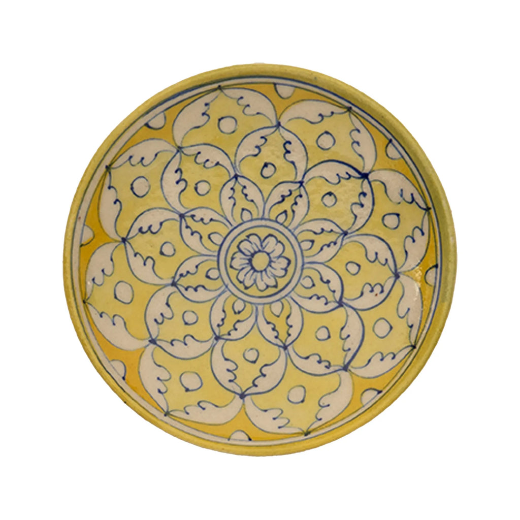 Blue Pottery - PLATE 6 INCHES