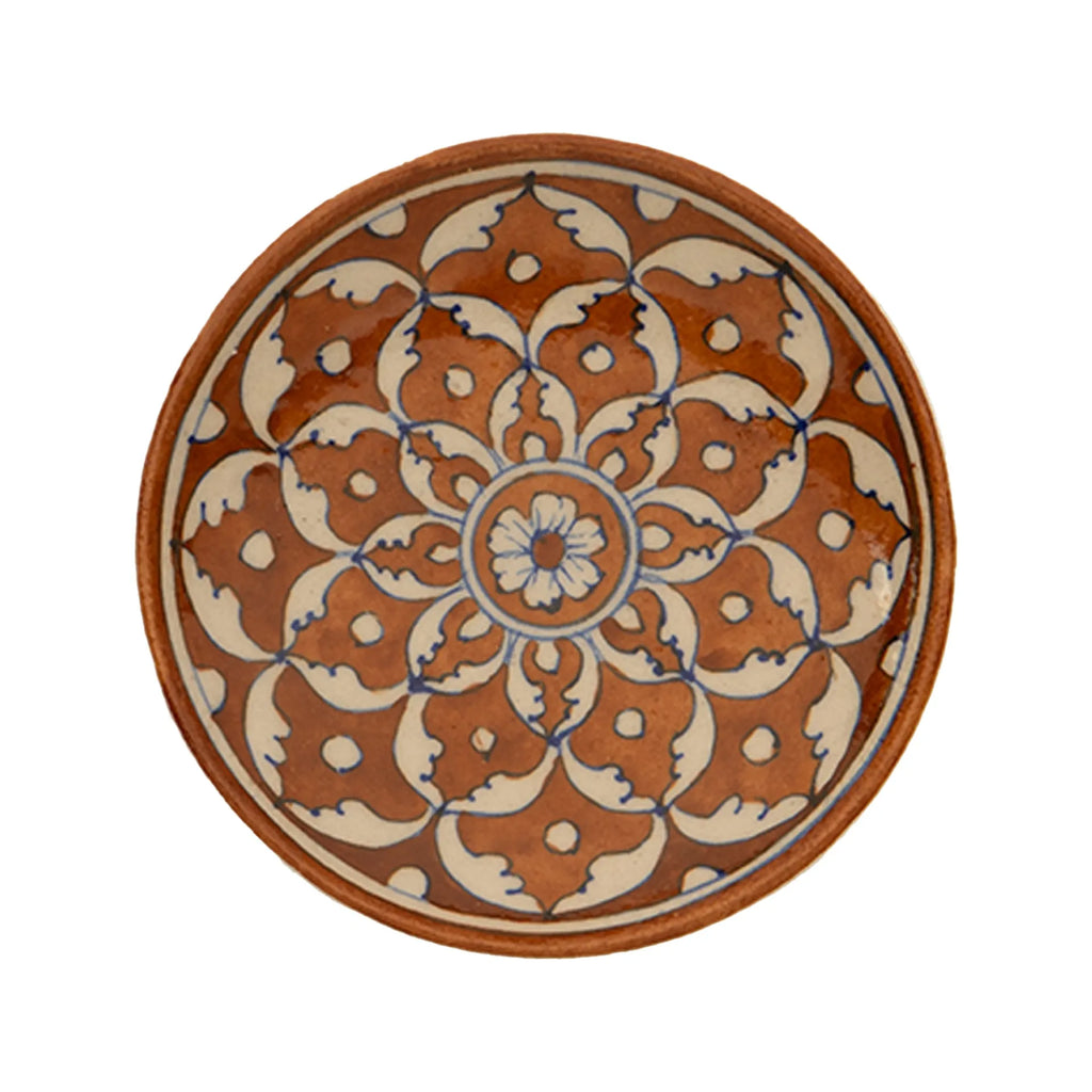 Blue Pottery - PLATE 6 INCHES