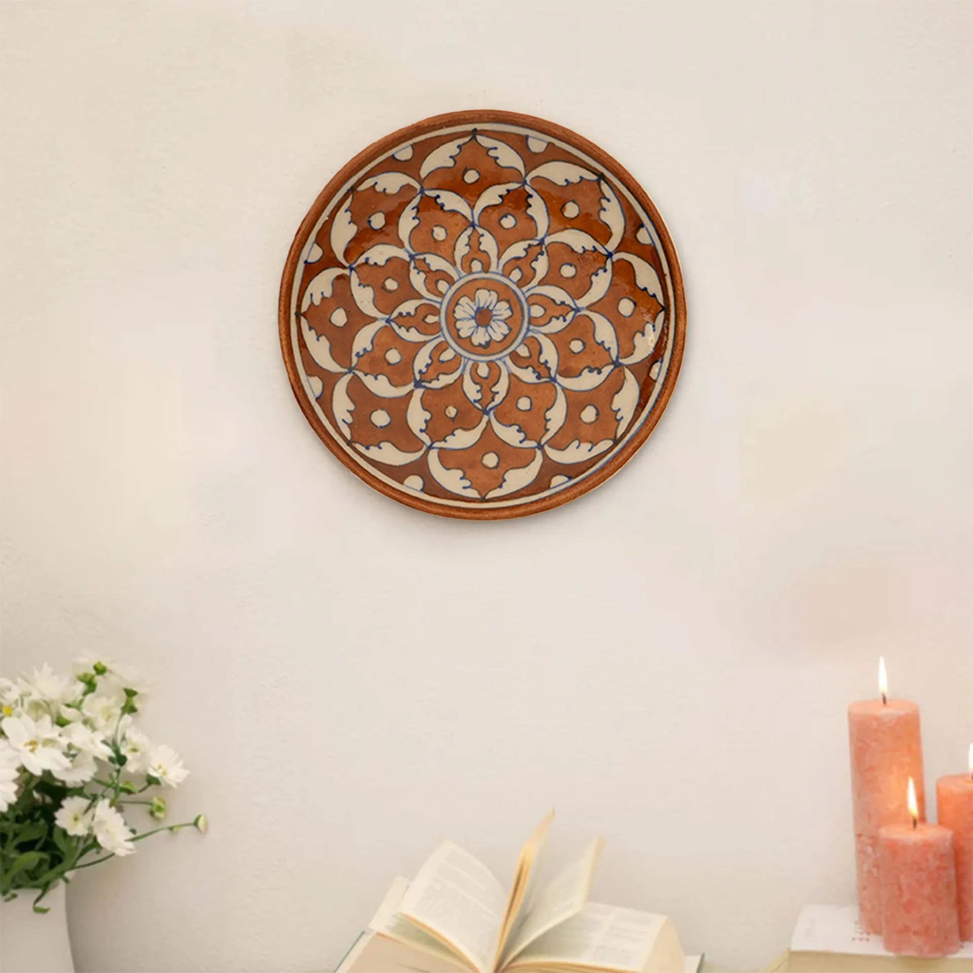 Blue Pottery - PLATE 6 INCHES