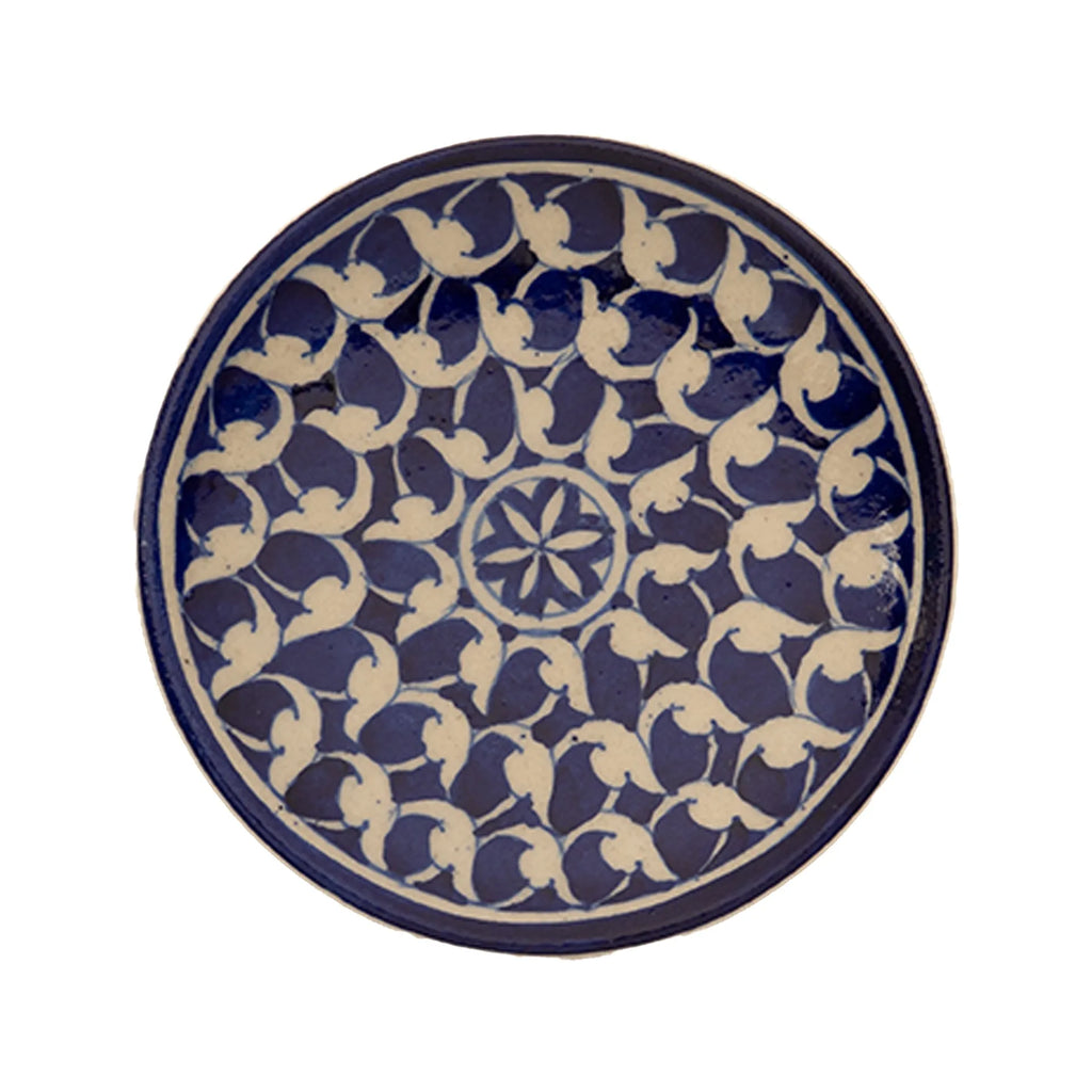 Blue Pottery - PLATE 6 INCHES