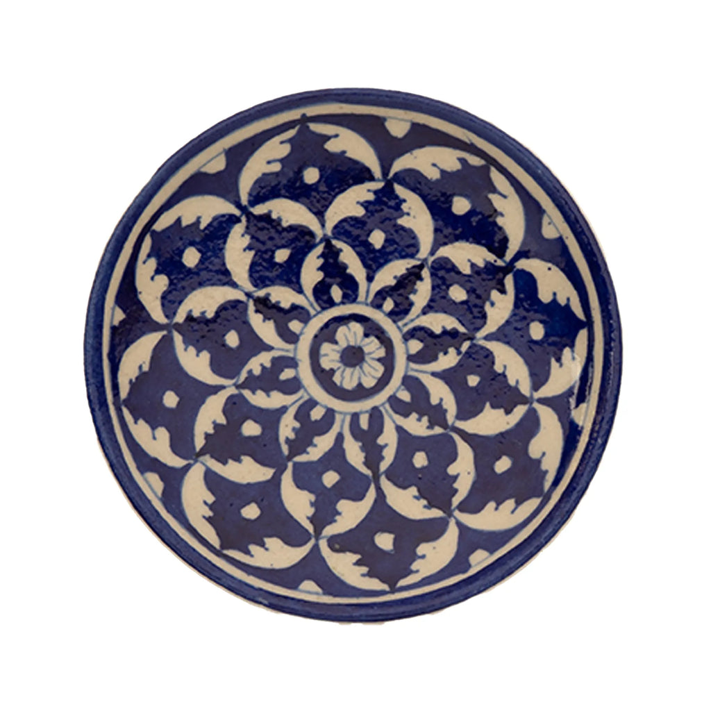 Blue Pottery - PLATE 6 INCHES