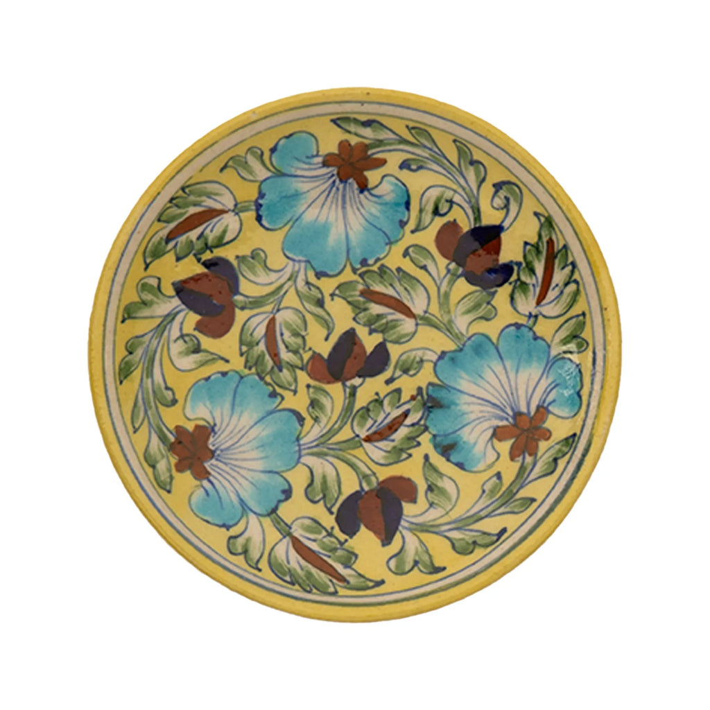 Blue Pottery - PLATE 6 INCHES