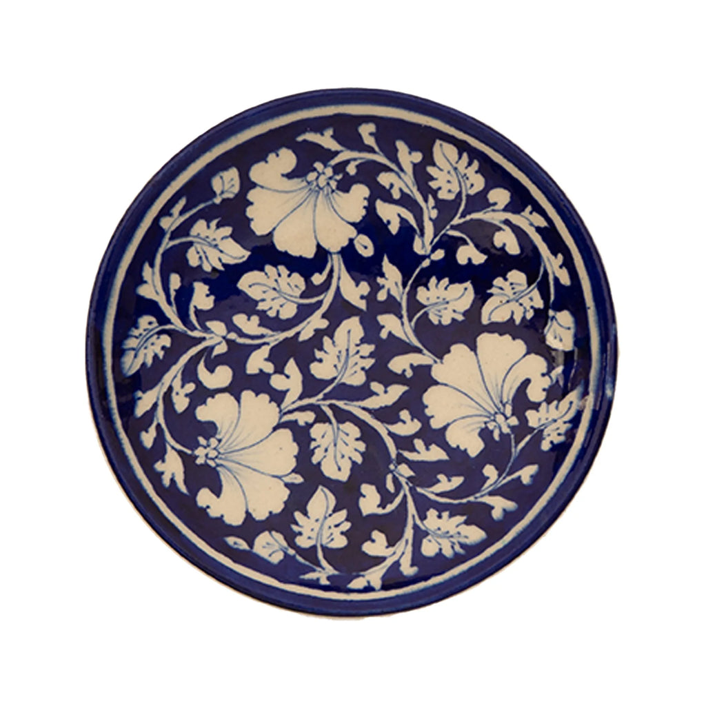 Blue Pottery - PLATE 6 INCHES