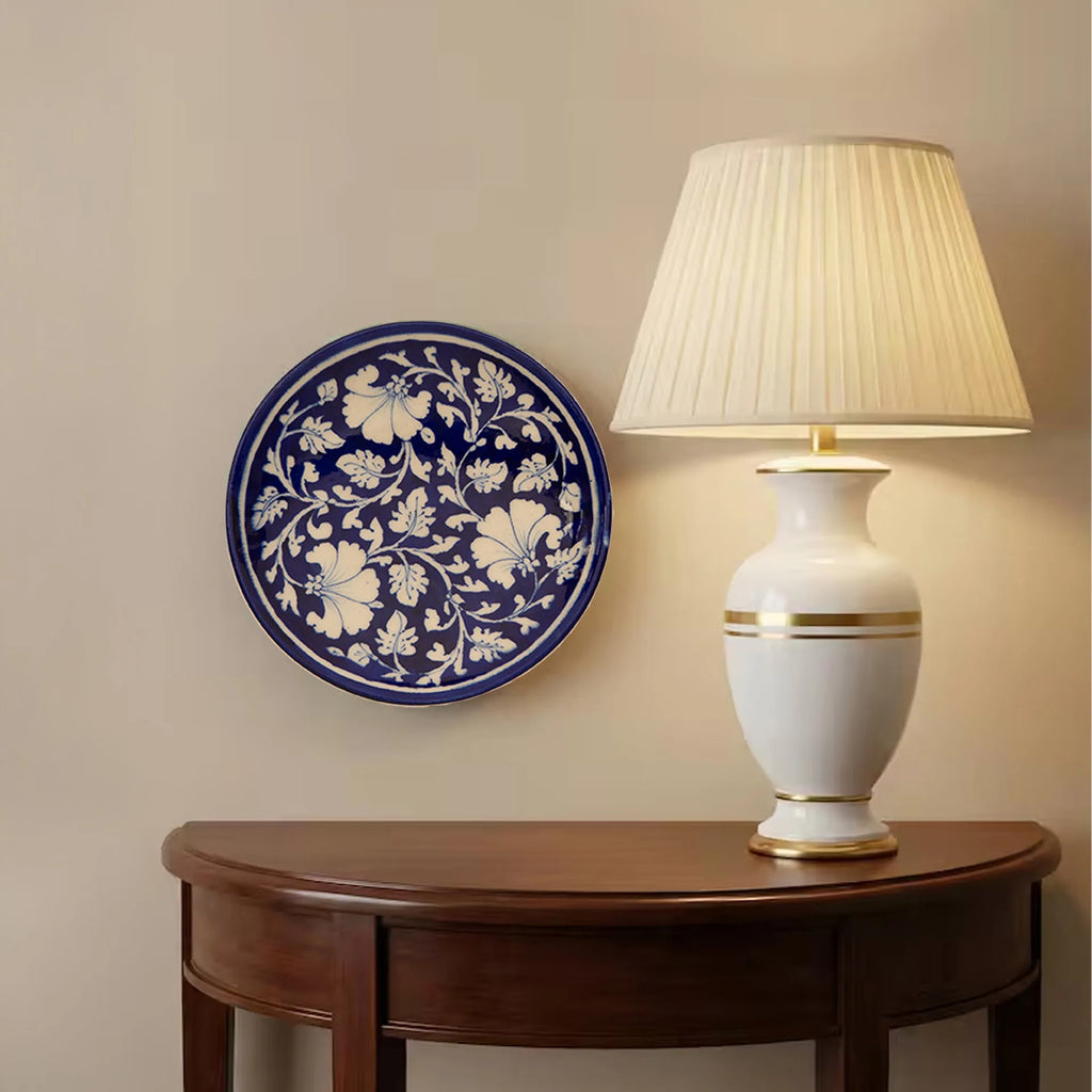 Blue Pottery - PLATE 6 INCHES