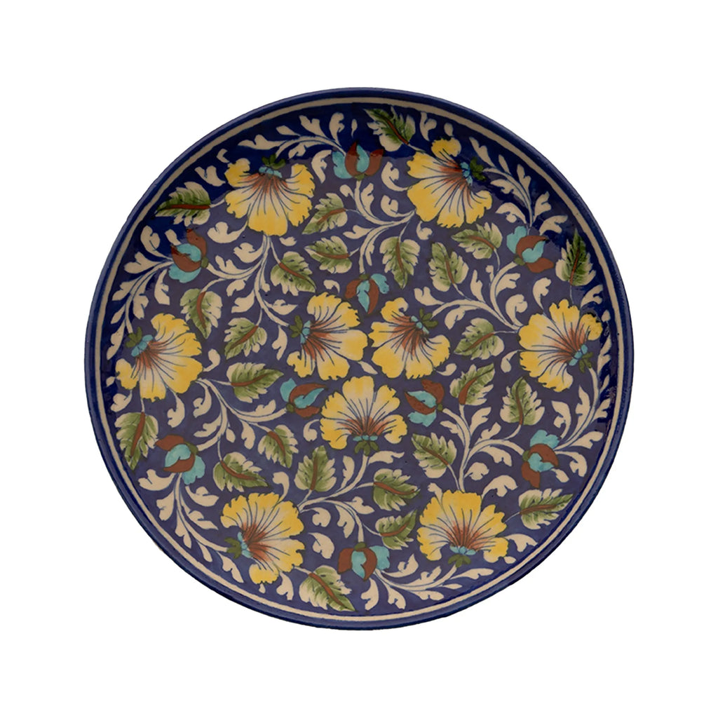 Blue Pottery - PLATE 12 INCHES