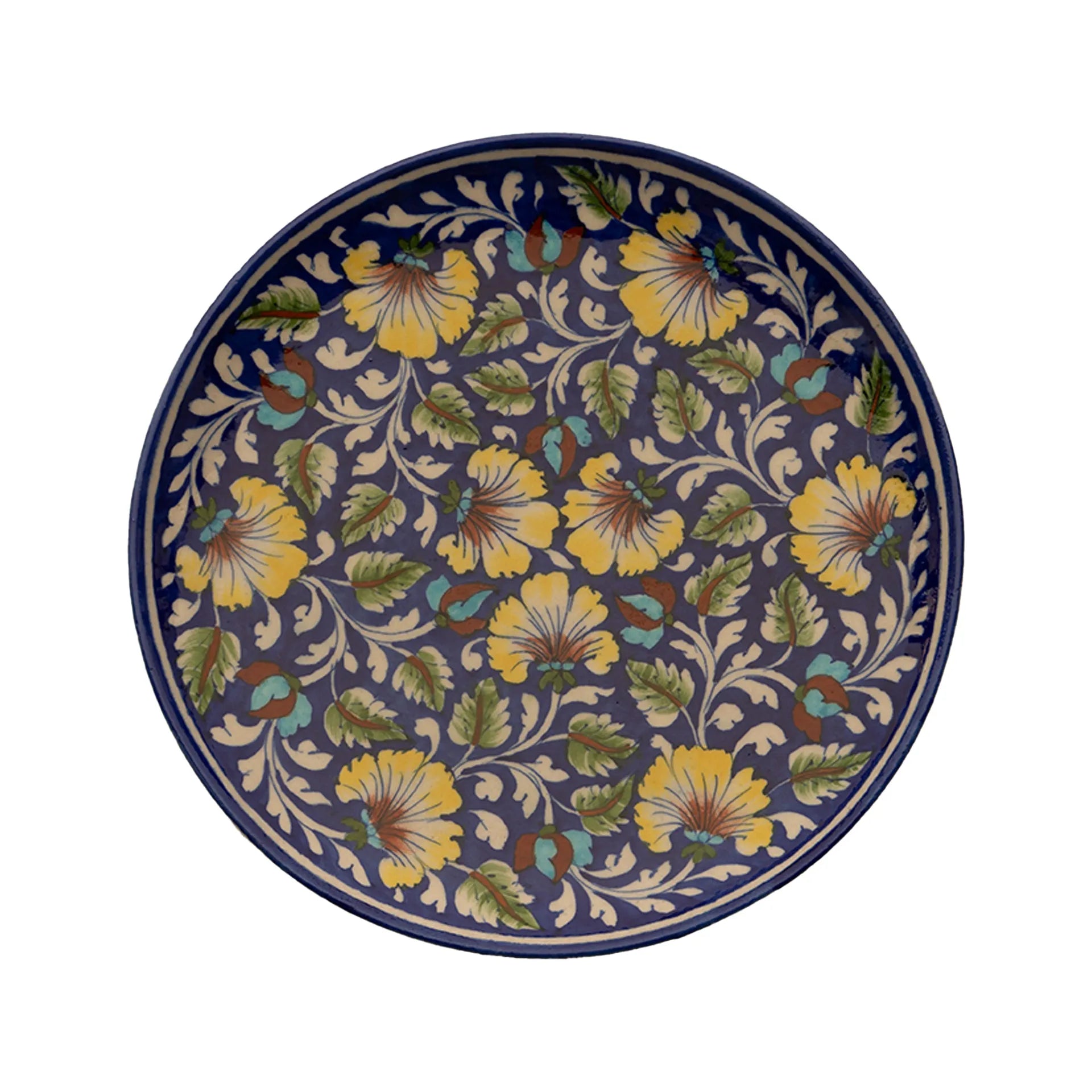 Blue Pottery - PLATE 12 INCHES