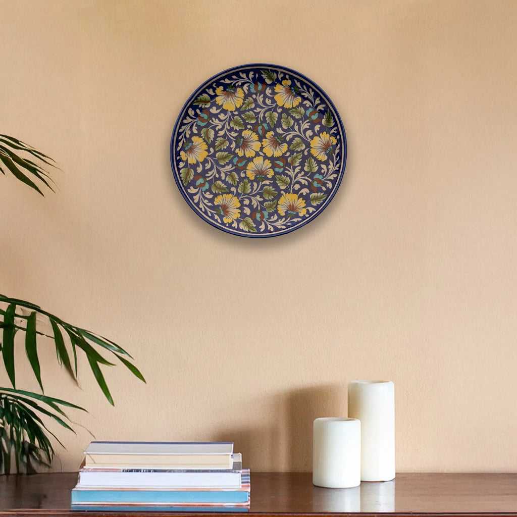 Blue Pottery - PLATE 12 INCHES