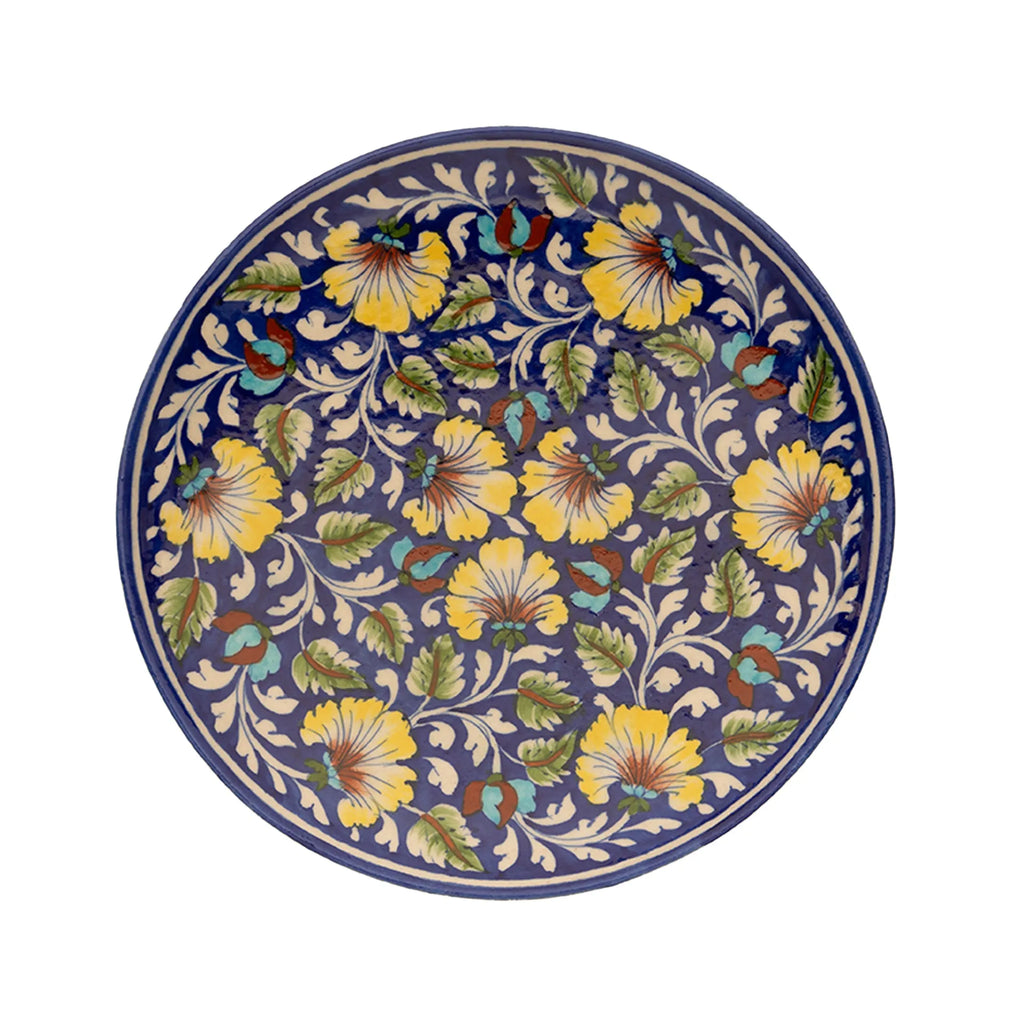 Blue Pottery - PLATE 12 INCHES