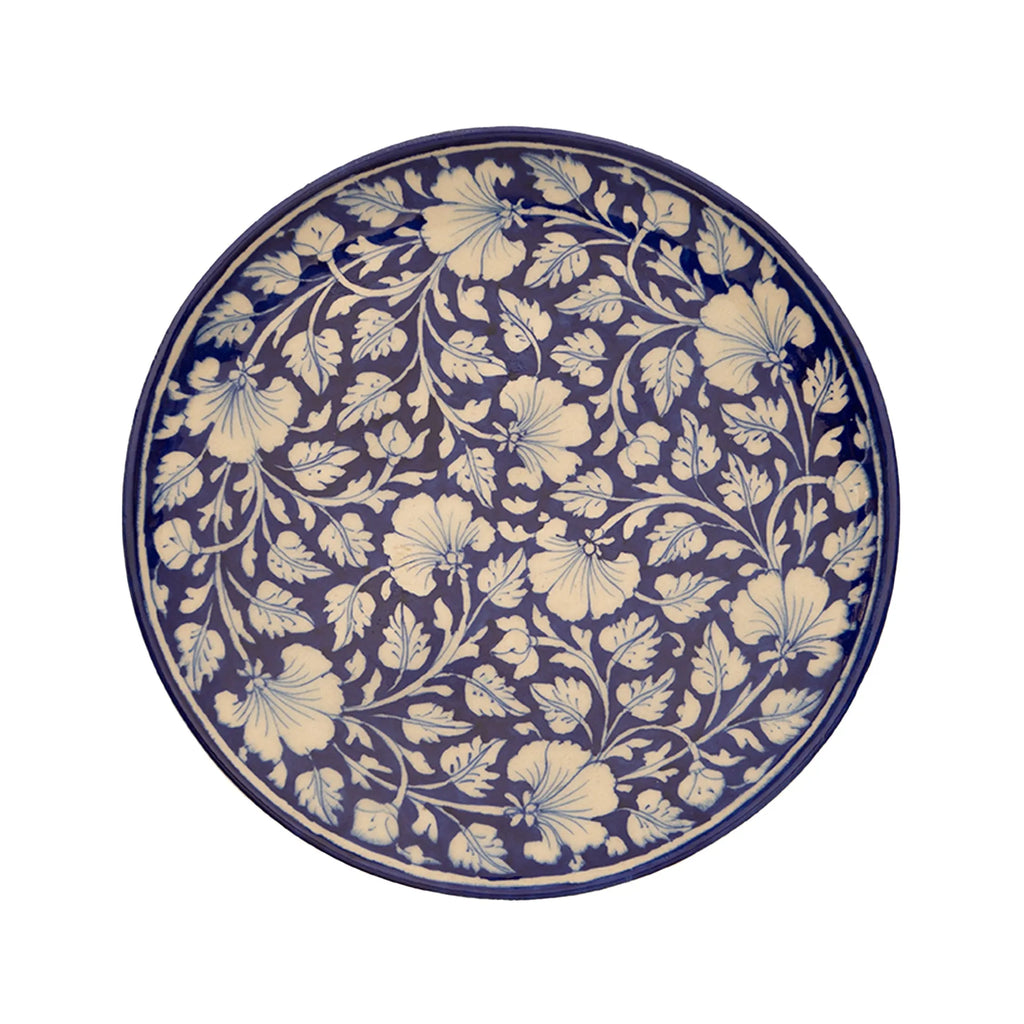 Blue Pottery - PLATE 12 INCHES